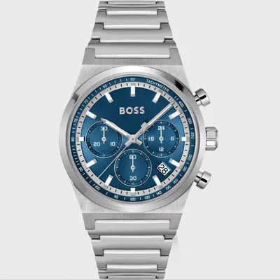 Boss Candor Men's Watch With  Blue Dial